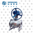 蝸輪浮動(dòng)法蘭球閥